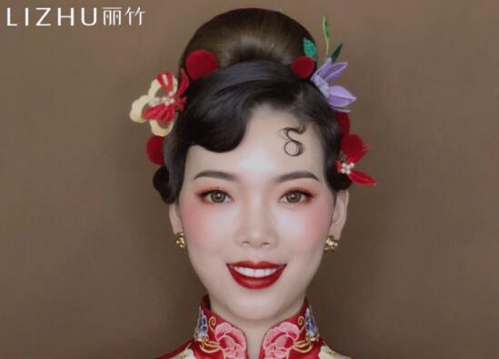 麗竹彩妝作品|中國古風造型，不負一世韶光