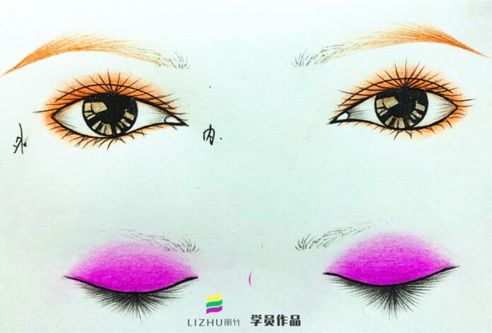 如何在紙上畫眼影？廣西專業(yè)化妝學(xué)校教你