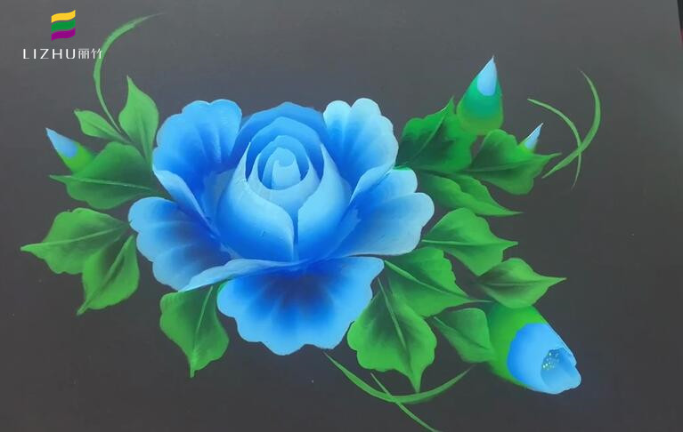 排筆彩繪美甲 ，南寧美甲學(xué)校學(xué)員作品