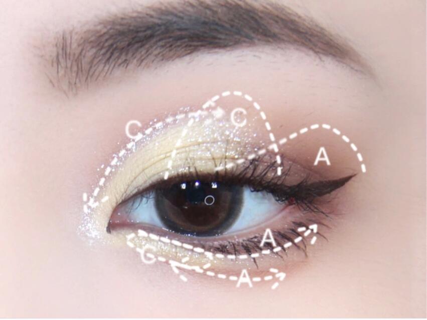 春日彩色眼妝，廣西彩妝基礎(chǔ)培訓(xùn)教學(xué)