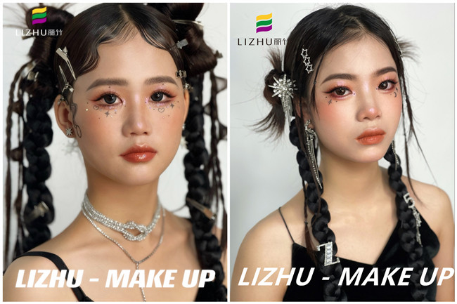Y2K亞裔甜辣妝，南寧化妝寫(xiě)真作品