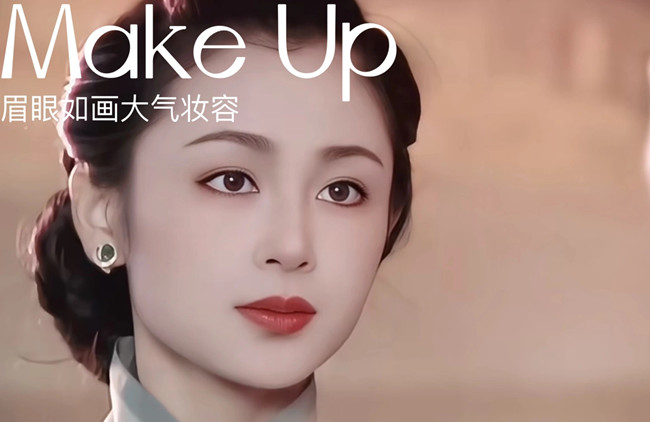 民國(guó)大女主妝容教程，南寧化妝專業(yè)培訓(xùn)