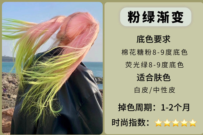 2024熱門吸睛挑染發(fā)色，廣西染發(fā)學校收集整理