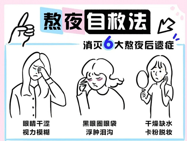 熬夜緩不過神怎么辦？廣西美容與形象設(shè)計講解