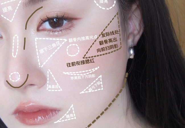 南寧學化妝沒基礎：無眼影氣質(zhì)骨相妝