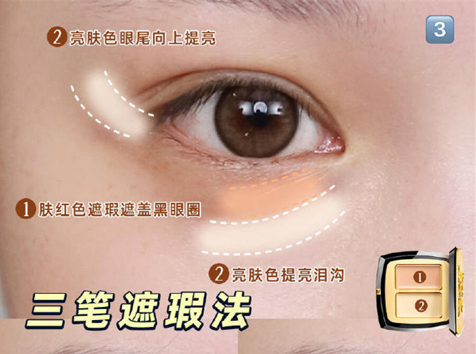 ?六種保姆級遮瑕畫法，廣西化妝造型師分享教程