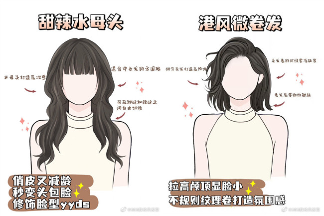 遮顴骨顯臉小發(fā)型，南寧美發(fā)造型發(fā)型推薦