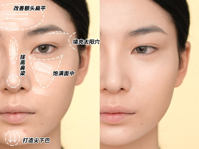 南寧美妝教學(xué)：光影化妝術(shù)教程，打造骨感臉