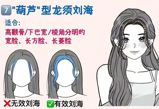 如何護(hù)理龍須劉海？南寧女士理發(fā)